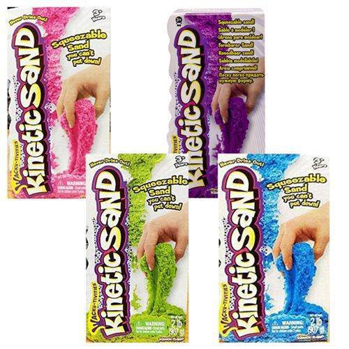 Kinetic Sand - Neon Sand - 1x 2LB-Packung (Farbe wählen)