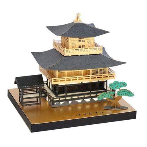 Kinkaku-Ji-Tempel-Papier-Nano-Modellbausatz