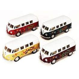 5" Diecast 1962 VW Classic Bus Printed