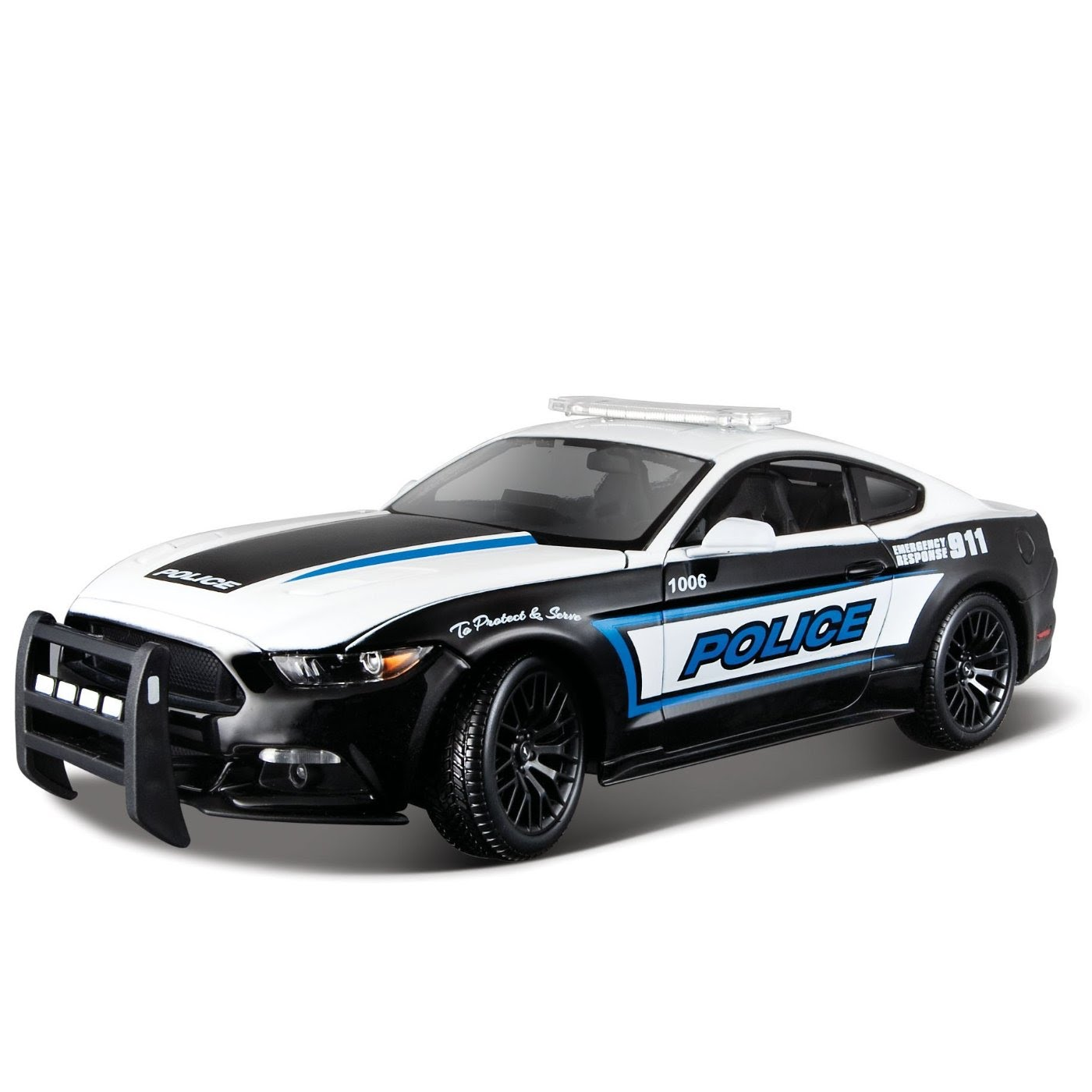 5" Diecast 2015 Ford Mustang Police