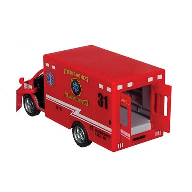 5" Diecast Rescue Team Ambulance & EMS