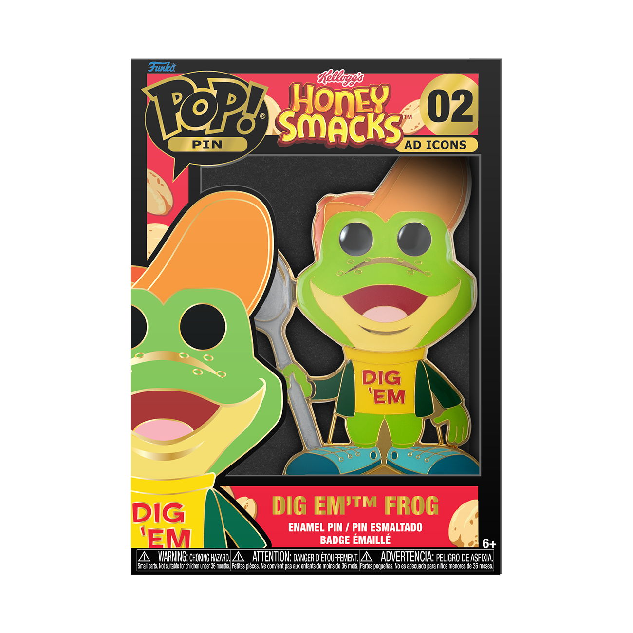 Funko Pop! Sized Pins: Honey Smacks - Dig 'Em Pin