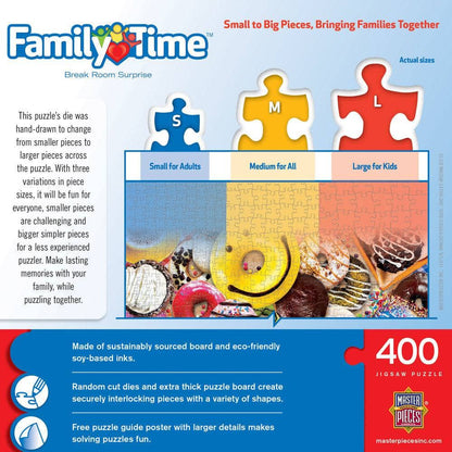 Family Time - Break Room Surprise 400 Piece Jigsaw Puzzle