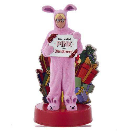 Kurt Adler - A Christmas Story Bunny Suit Ralphie Tablepiece Decoration