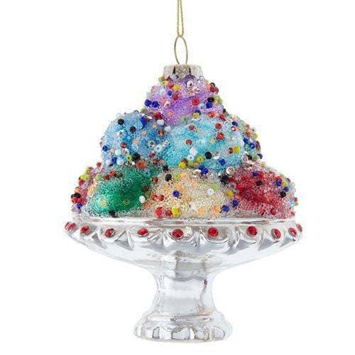 Kurt Adler - Ice Cream Sundae 5" Glass Ornament