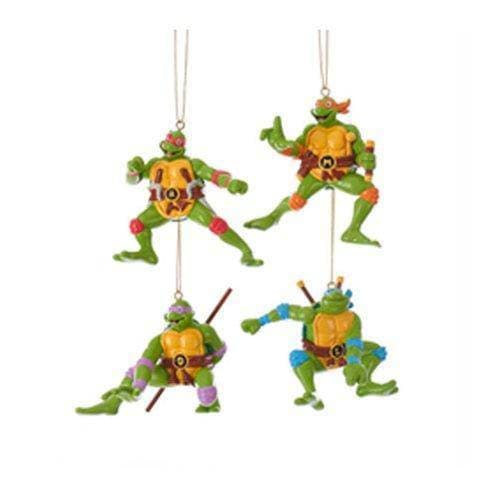 Kurt Adler - Teenage Mutant Ninja Turtles Blow Mold Ornament set of 4