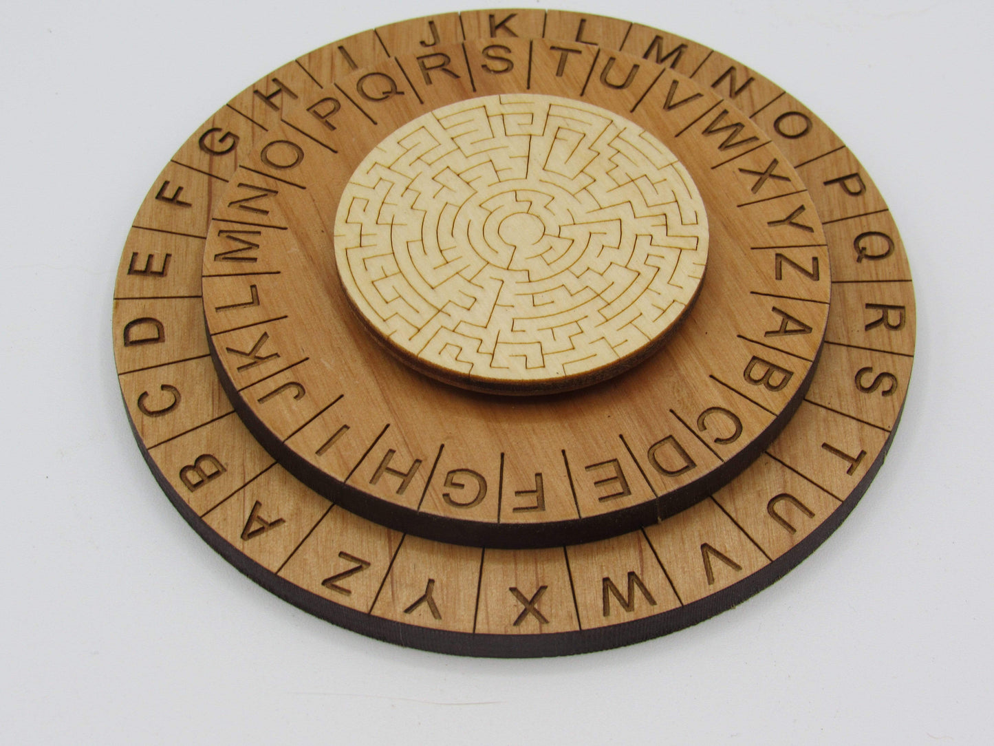 Labyrinth Cipher Wheel - Decoder Ring Escape Room Prop