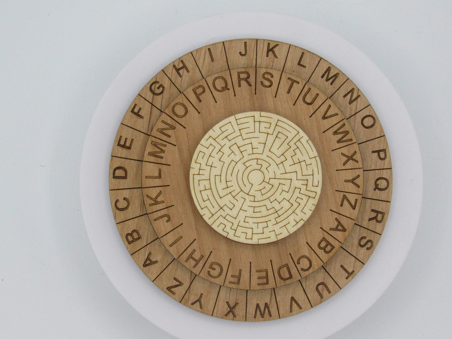 Labyrinth Cipher Wheel - Decoder Ring Escape Room Prop