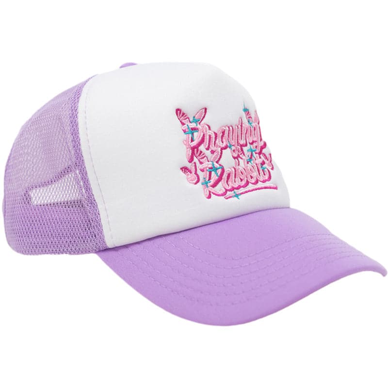 Praying Rabbit Trucker Hat (LAVENDER)