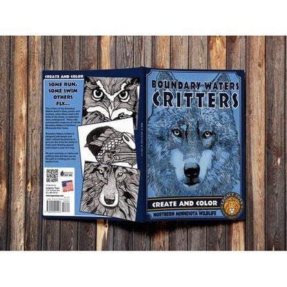 Boundary Waters Critters - Create & Color Coloring Book