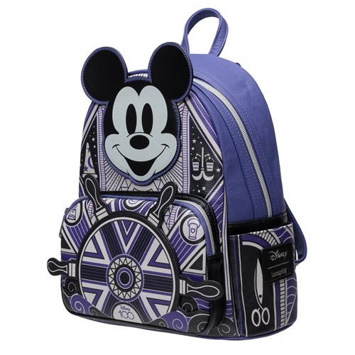 Loungefly Disney 100 Art Deco Mickey Mouse Mini-Backpack - Entertainment Earth Exclusive