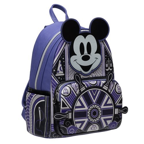 Loungefly Disney 100 Art Deco Mickey Mouse Mini-Backpack - Entertainment Earth Exclusive