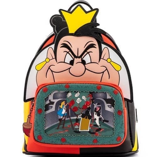 Loungefly Disney Villains Scene Series Queen of Hearts Mini Backpack