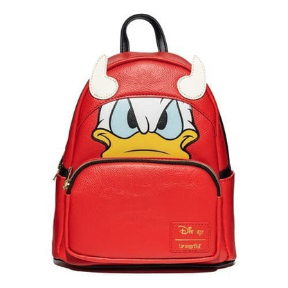 Loungefly Donald Duck Devil Donald Cosplay Mini-Backpack - Entertainment Earth Exclusive