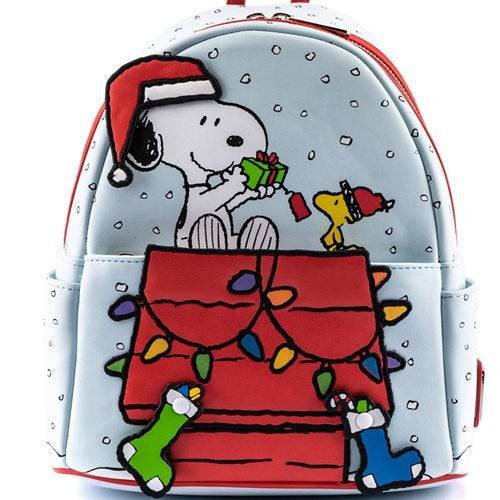 Loungefly Peanuts Gift Giving Snoopy & Woodstock Mini-Backpack