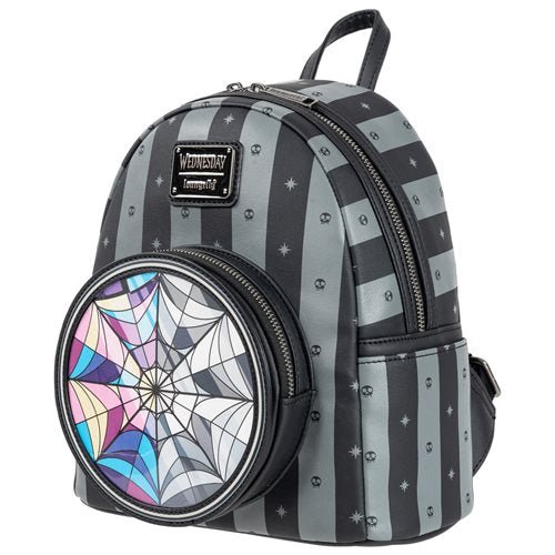 Loungefly Wednesday Nevermore Mini-Backpack - Entertainment Earth Exclusive