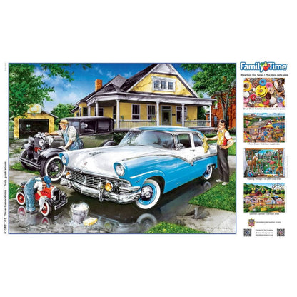 Family Time - Three Generations 400 Piece Jigsaw Puzzle