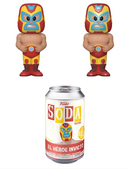 Funko Vinyl SODA: Luchadores - Iron Man Vinyl Figure