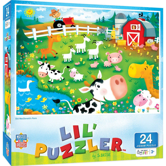 Lil Puzzler - Old MacDonald's Farm 24 Piece Jigsaw Puzzle