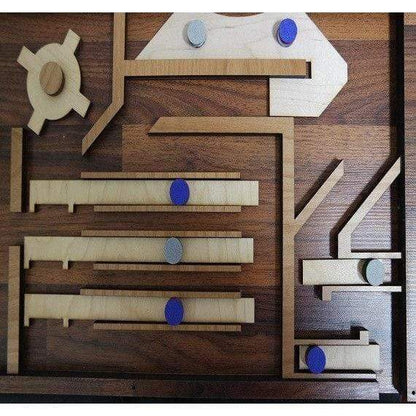 Magnet Maze ROYAL BLUE - Escape Room Maze Puzzle and Prop