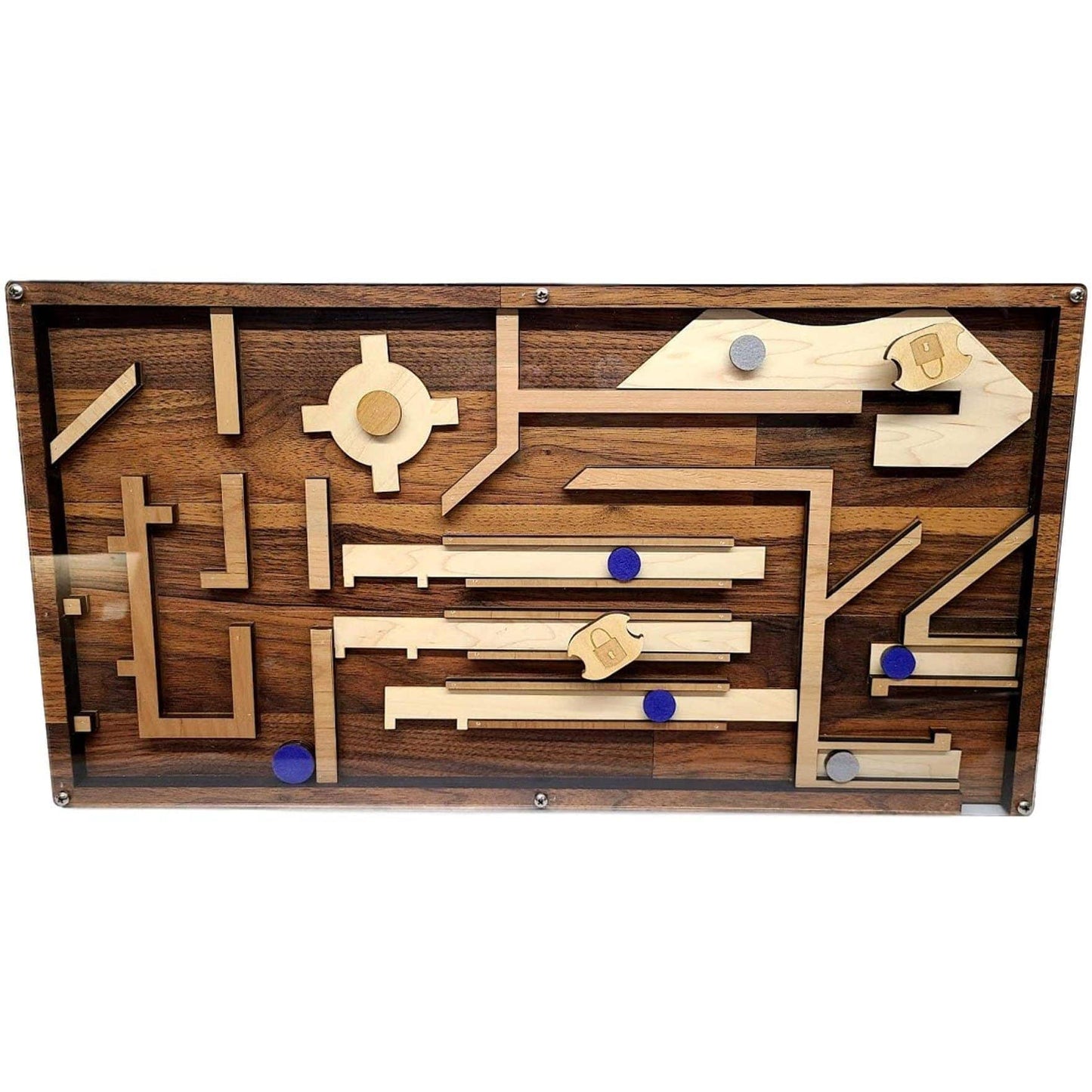 Magnet Maze ROYAL BLUE - Escape Room Maze Puzzle and Prop