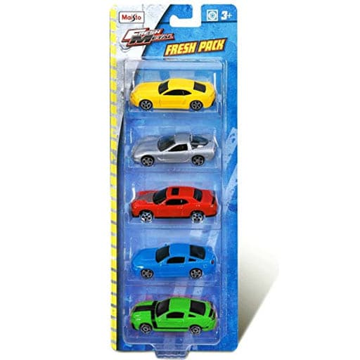 1:64 3" Fresh Metal 100 Fresh Five Cars Assorted Styles