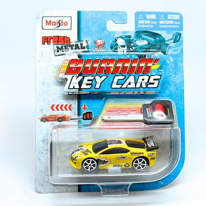 1:64 3" Fresh Metal Burnin Key Cars Assorted Styles