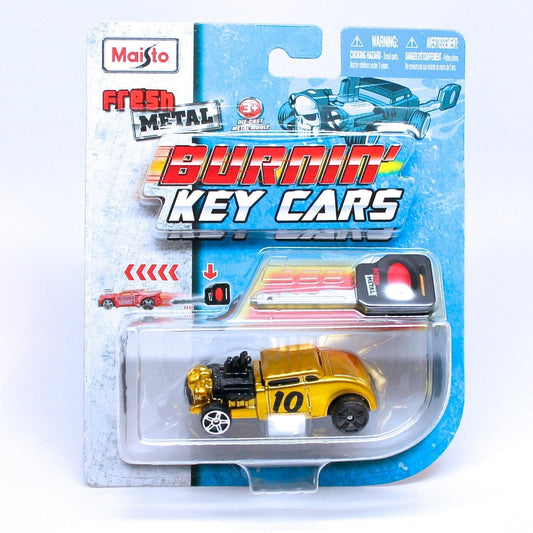 1:64 3" Fresh Metal Burnin Key Cars Assorted Styles