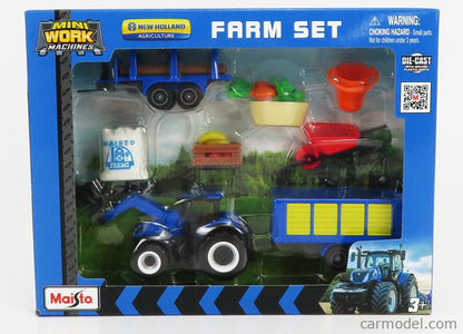 1:64 3" Mini Work Machines Tractors & Farm Gift Set