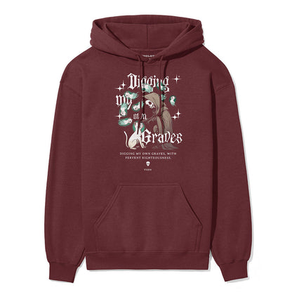 Digging My Own Graves Cat Hoodie