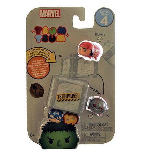 Marvel Tsum Tsum 3-Pack Mini-Figures Series 4: Elektra & Ant-Man