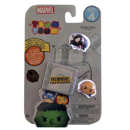 Marvel Tsum Tsum 3-Pack Mini-Figures Series 4 - Select Figure(s)