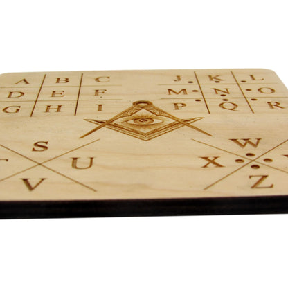 Masonic Cipher Key Escape Room Prop