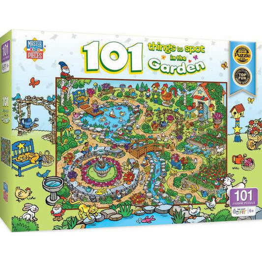 101 Things to Spot - In the Garden - 101 Piece Puzzle