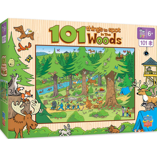 101 Things to Spot - In the Woods - 101 Piece Puzzle