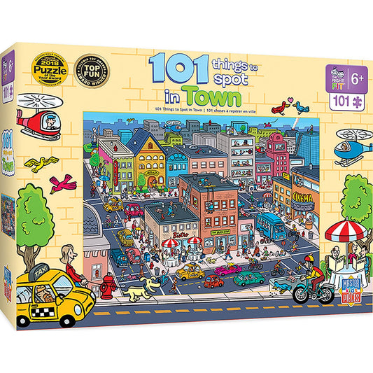 101 Things to Spot - In Town - 101 Piece Puzzle