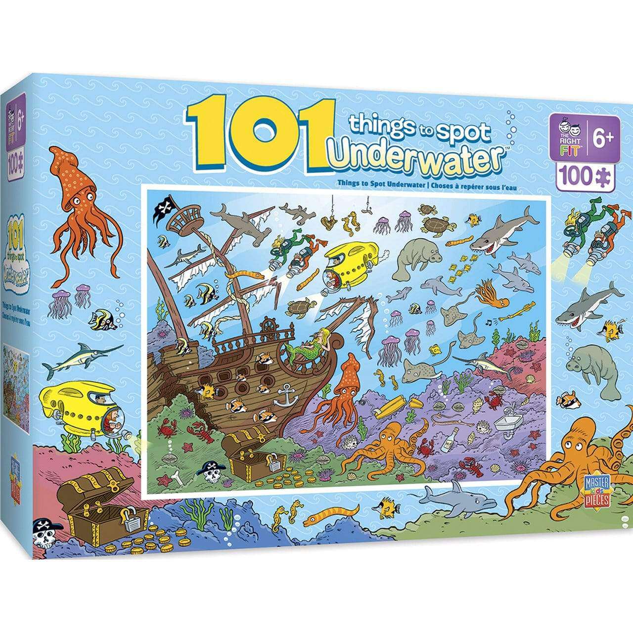 101 Things to Spot - Underwater - 101 Piece Puzzle