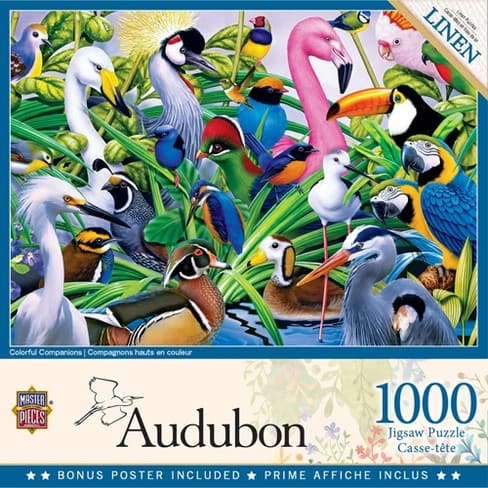 Audubon - Colorful Companions - 1000 Piece Puzzle