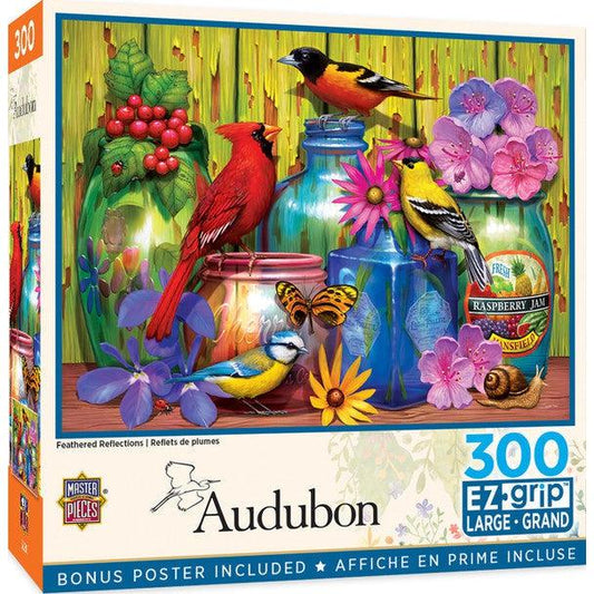 Audubon - Feathered Reflections - 300 Piece EZGrip Puzzle