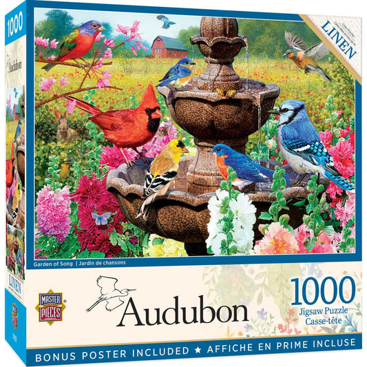 Audubon - Garden of Song - 1000 Piece Puzzle