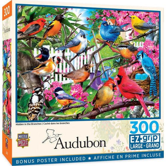 Audubon - Hidden in the Branches - 300 Piece EZGrip Puzzle