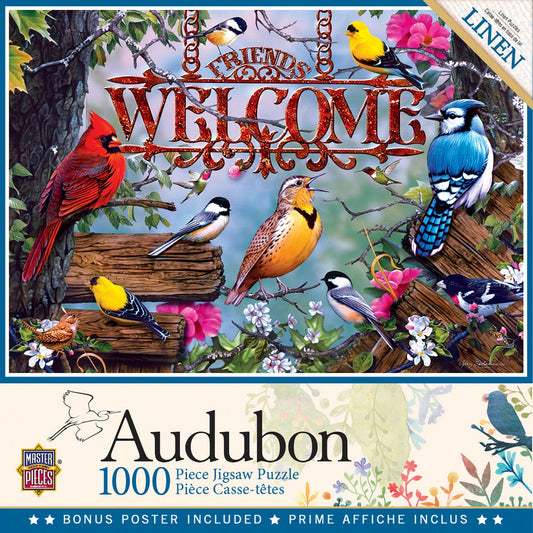 Audubon - Perched - 1000 Piece Puzzle