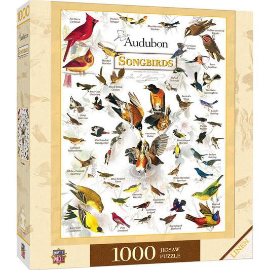 Audubon - Songbirds - 1000 Piece Puzzle