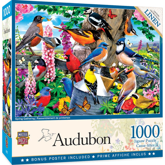 Audubon - Spring Gathering - 1000 Piece Puzzle