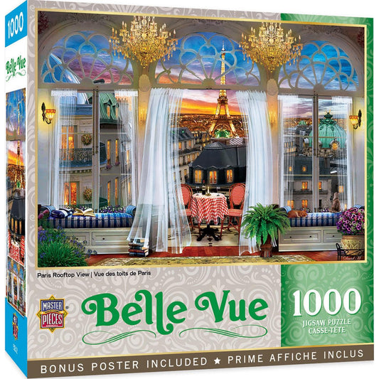 Belle Vue - Paris Rooftop View - 1000 Piece Puzzle