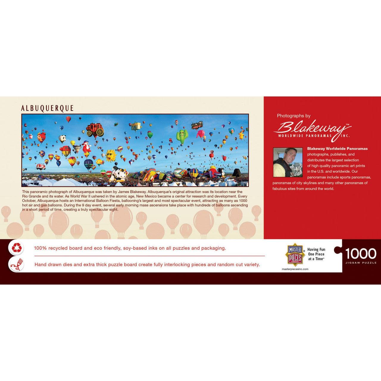 Blakeway Panoramas - Albuquerque Balloons - 1000 Piece Panoramic Puzzle