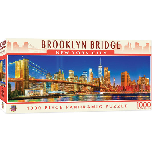 Blakeway Panoramas - Brooklyn Bridge - 1000 Piece Panoramic Puzzle