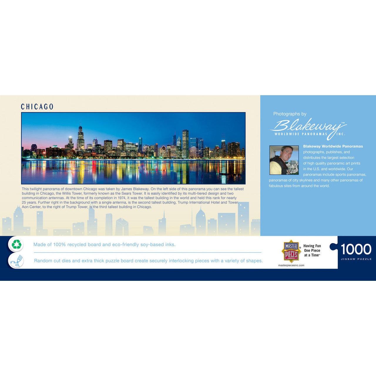 Blakeway Panoramas - Chicago - 1000 Piece Panoramic Puzzle