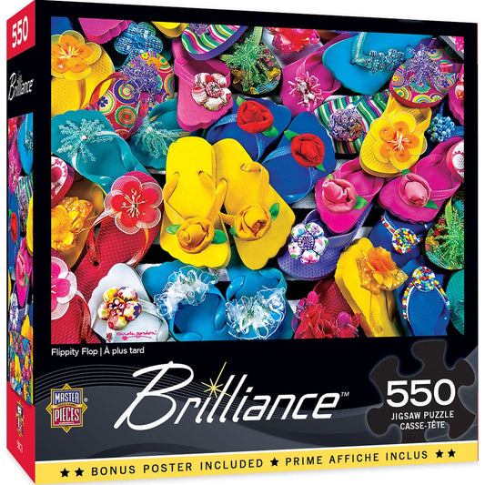 Brilliance - Flippity Flop - 550 Piece Puzzle