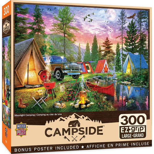 Campside - Moonlight Camping - 300 Piece EzGrip Puzzle